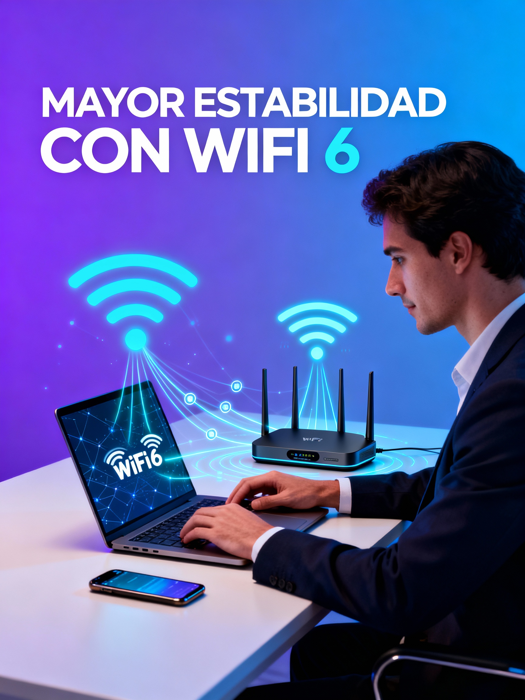 profesional con wifi 6 mayor estabilidad